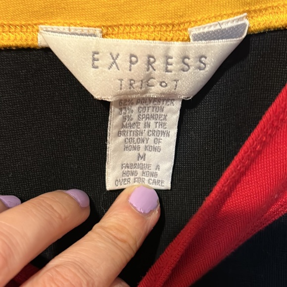 Vintage 90s express tricot dress - Picture 3 of 3